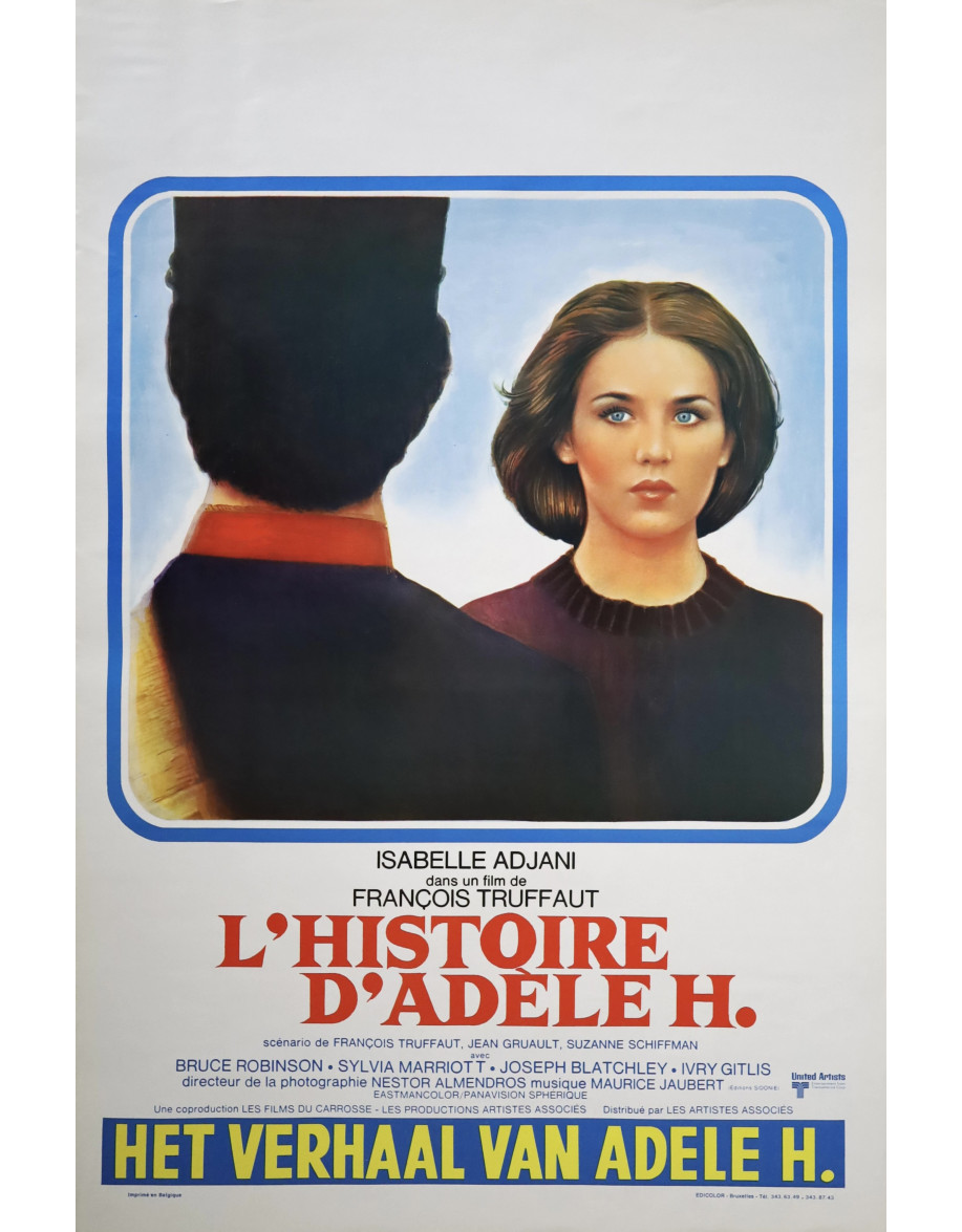 L'Histoire d'Adèle H. — affiche originale belge...