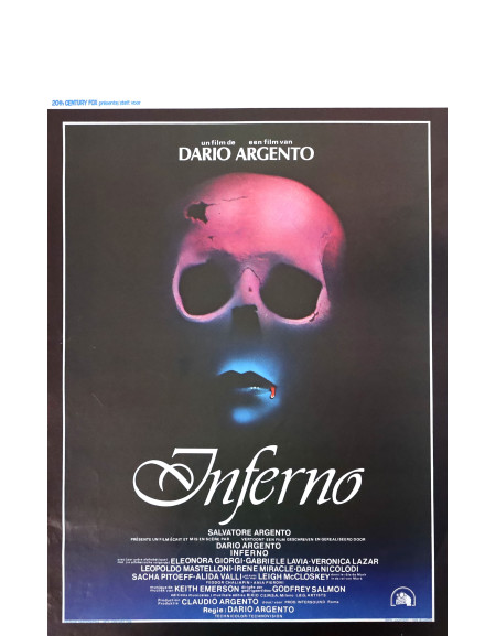 Inferno — affiche originale belge 35x55 cm (1980) |...