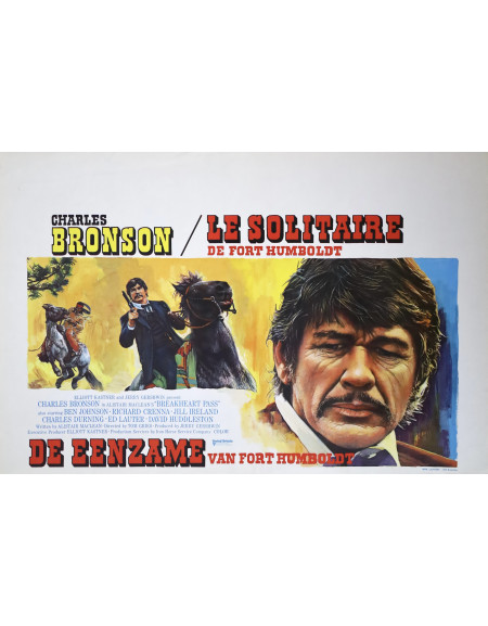 Le Solitaire de Fort Humboldt — affiche originale belge...