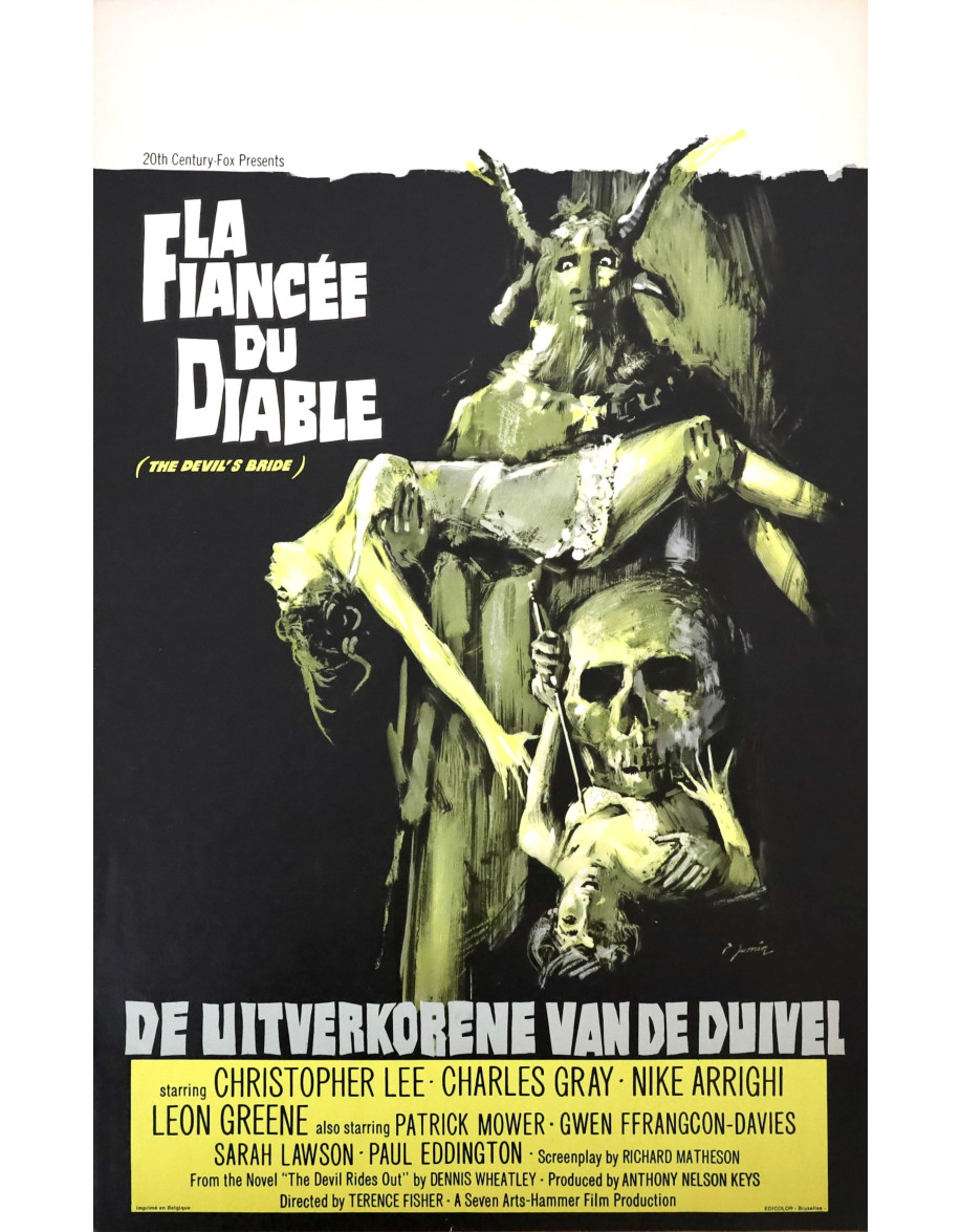 La Fiancée du diable — affiche originale belge...