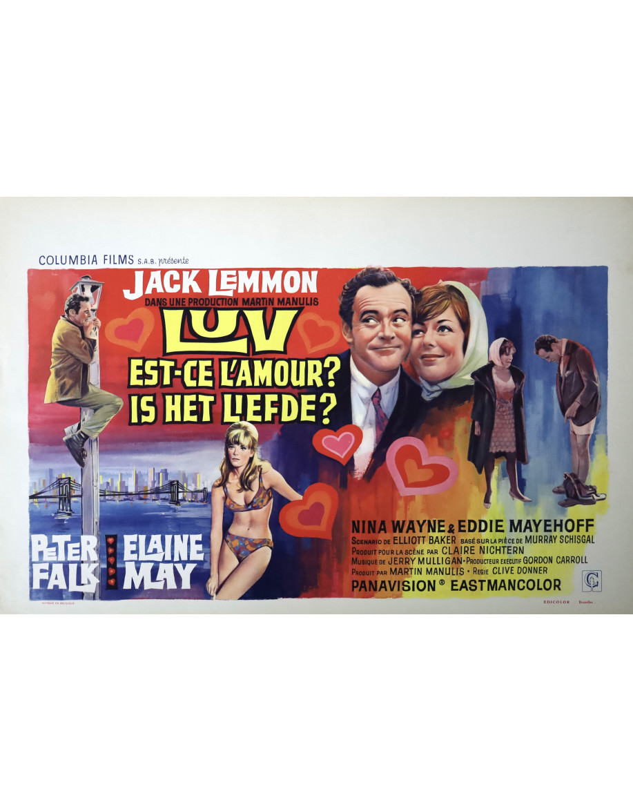 Luv, est-ce l'amour ? — affiche originale belge...