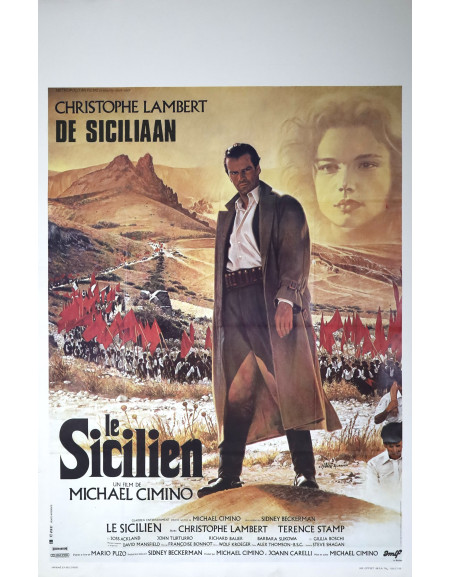 Le Sicilien — affiche originale belge 35x55 cm (1987) |...