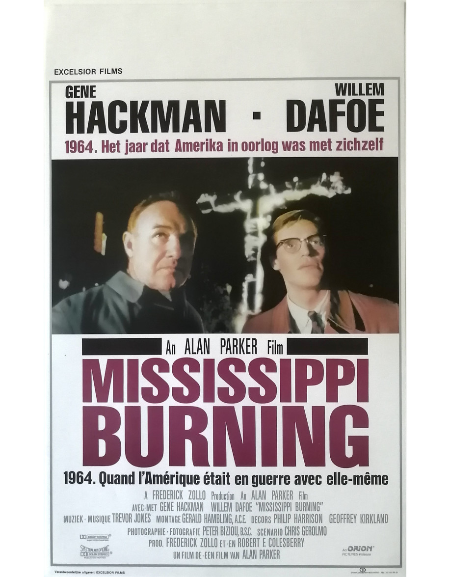 Mississippi Burning — affiche originale belge...