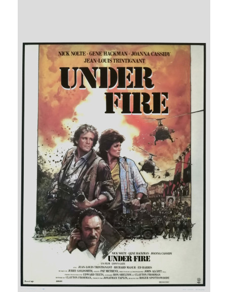 Under Fire — affiche originale belge 35x55 cm (1983) |...