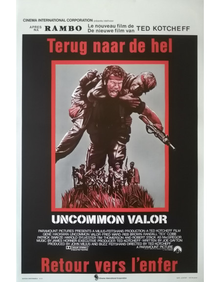 Retour vers l'enfer — affiche originale belge 35x55 cm...