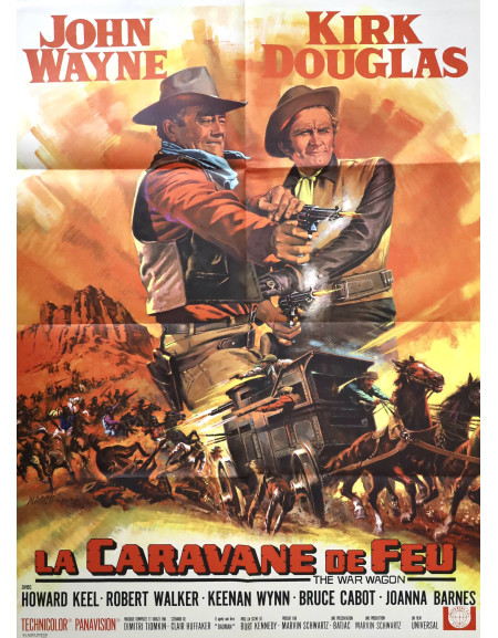 La Caravane de feu — affiche originale française 60x80 cm...