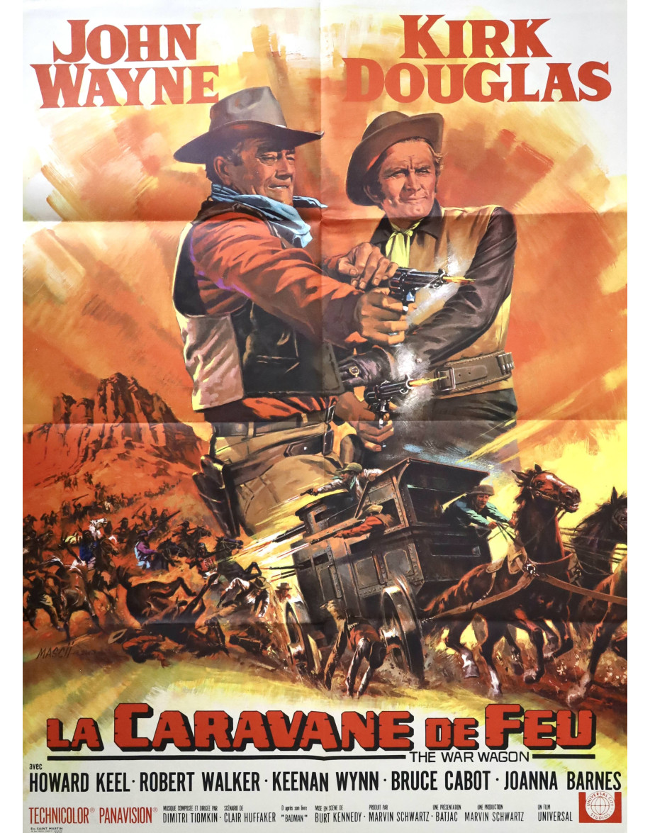 La Caravane de feu — affiche originale...