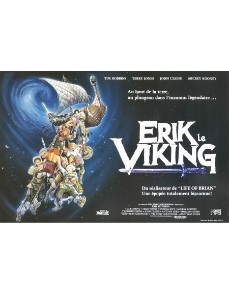 Erik le Viking — affiche originale belge 60x40 cm (1989)...