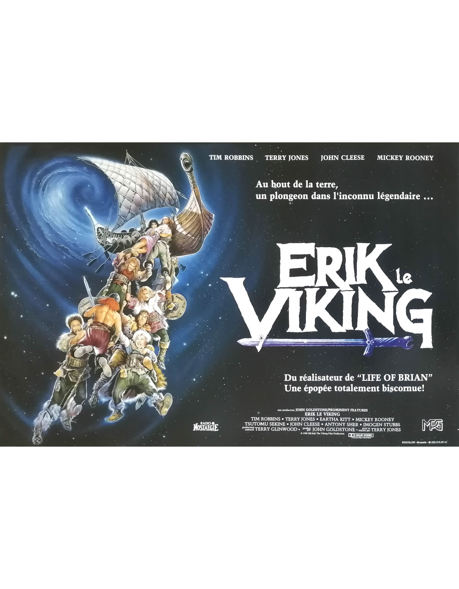 Erik le Viking — affiche originale belge 60x40...