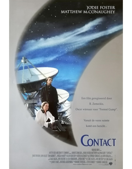 Contact — affiche originale belge 40x60 cm (1997) |...