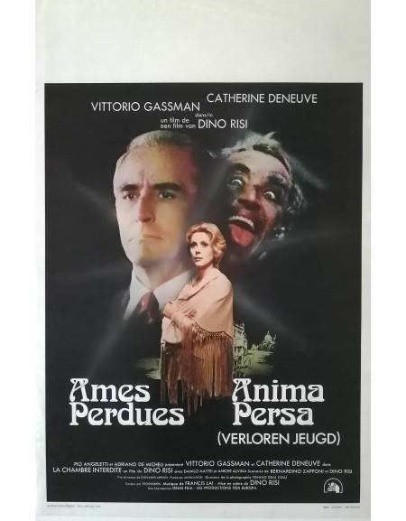 Âmes perdues — affiche originale belge 35x55 cm (1977) |...
