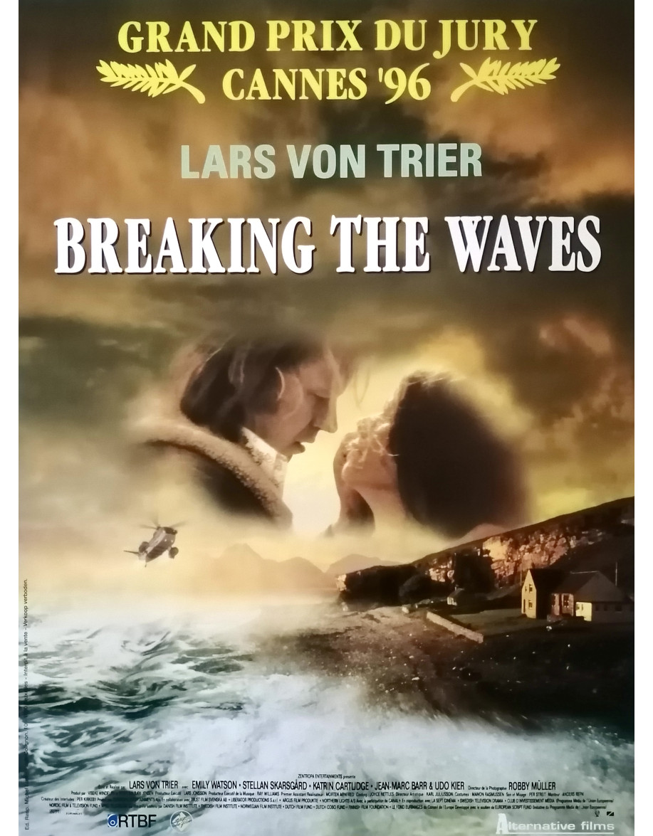 Breaking the Waves — affiche originale belge...