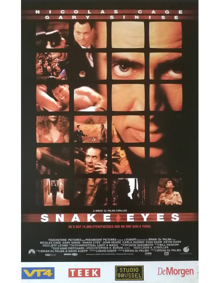 Snake Eyes — affiche originale belge 40x60 cm (1998) |...