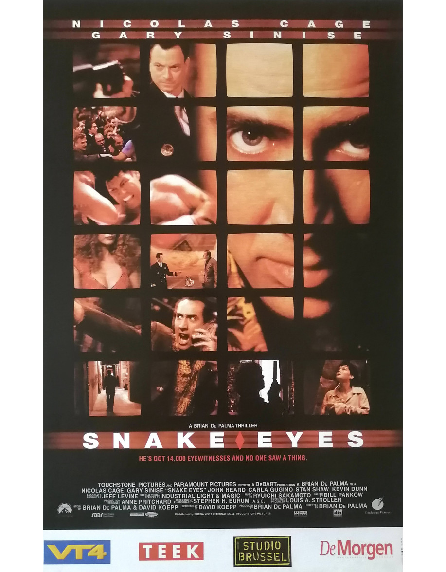 Snake Eyes — affiche originale belge 40x60 cm...