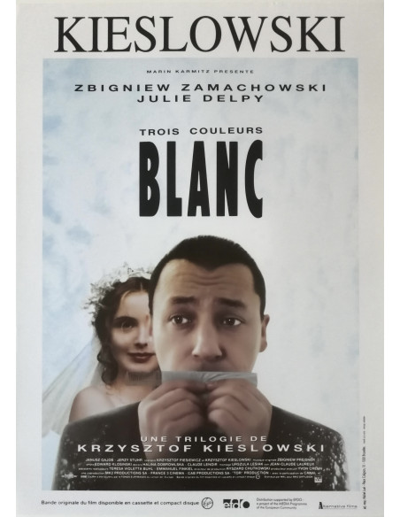 Trois Couleurs : Bleu, Blanc, Rouge — Set de 3 affiches originales belges 35x55 cm (1993-1994) | L'Affiche de Film