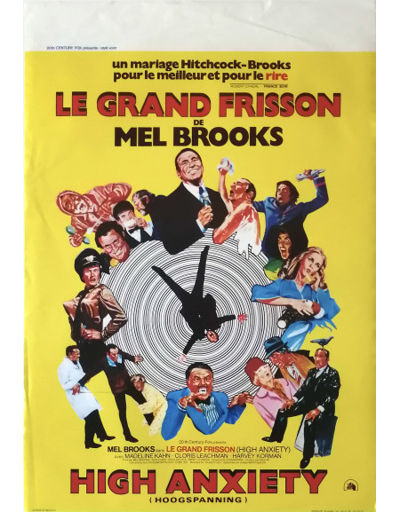 Le grand frisson — affiche originale belge 40x60 cm...