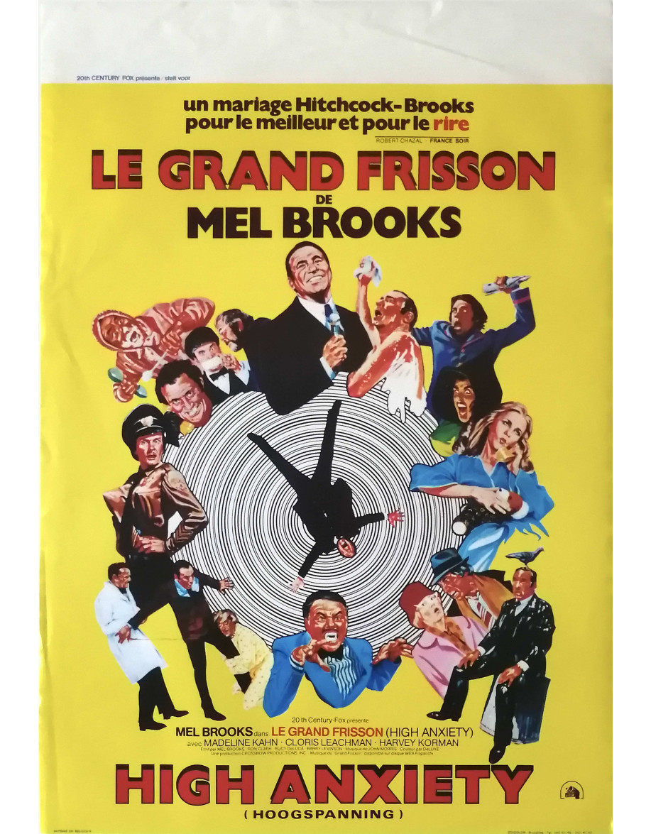 Le grand frisson — affiche originale belge...