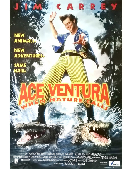 Ace Ventura en Afrique — affiche originale belge 40x60 cm...