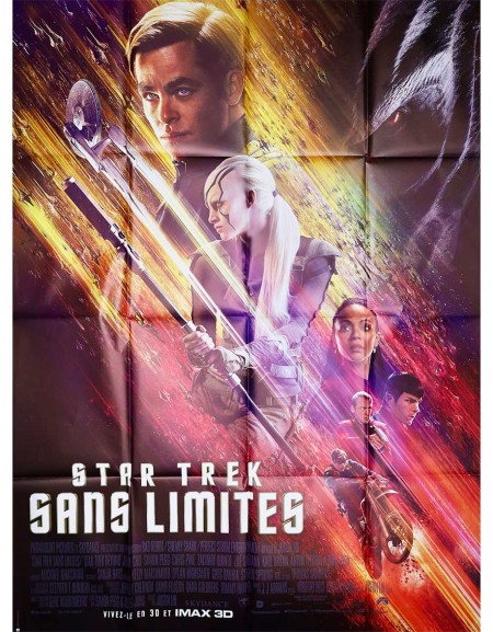 Star Trek : sans limites - 120x160 cm - pliée