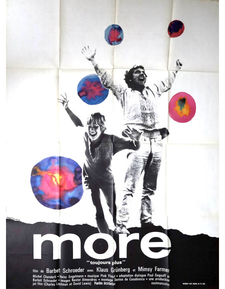 More — affiche originale France 120x160 cm (1969) |...