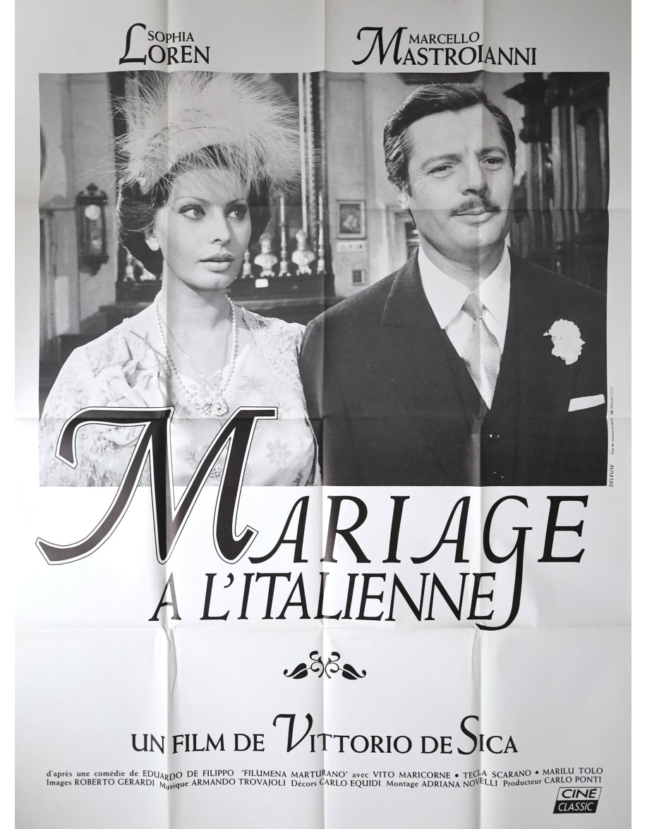 Mariage à l'italienne — affiche originale...