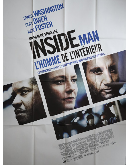 Inside Man : L'Homme de l'intérieur — affiche originale...