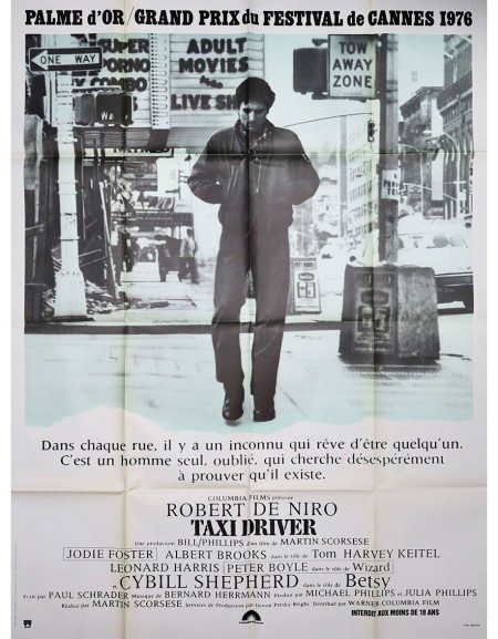 Taxi Driver — affiche originale française 120×160 cm...